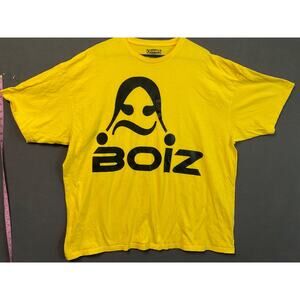 CSG T-Shirt 3XL Champs Sports Gear Yellow Cotton Graphic Tee Boiz